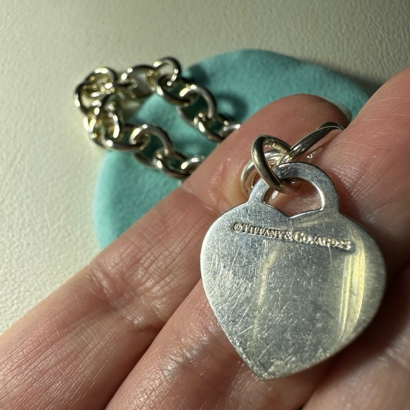 Tiffany & Co Heart Tag Charm Bracelet 💜 - Picture 8 of 12